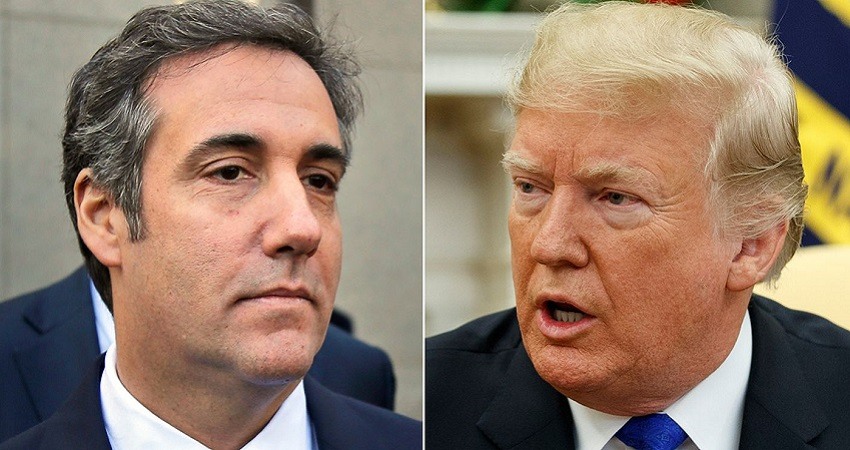 Michael Cohen y Donald Trump