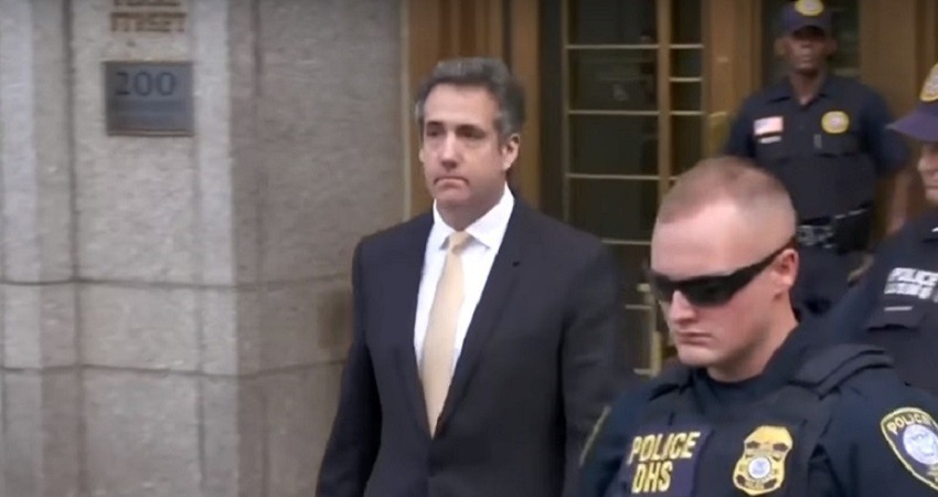Michael Cohen, ex abogado de Trump, despues de declarse culpable de 8 cargos penales