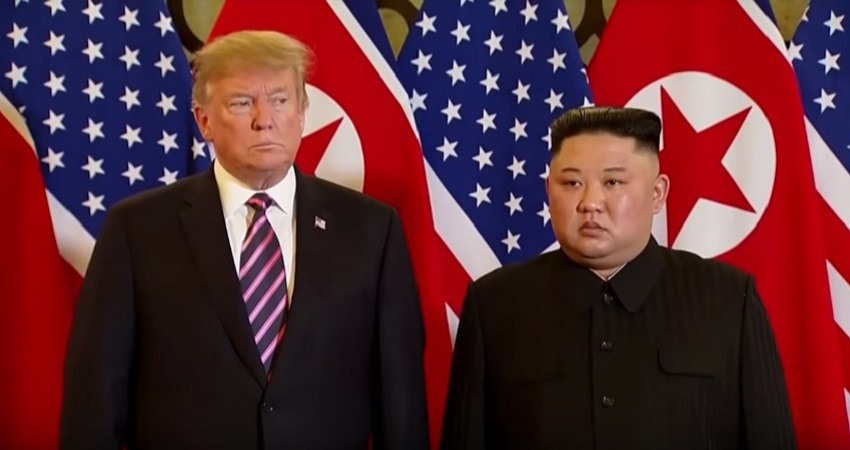 Donald Trump y Kim Jong Un en Hanoi