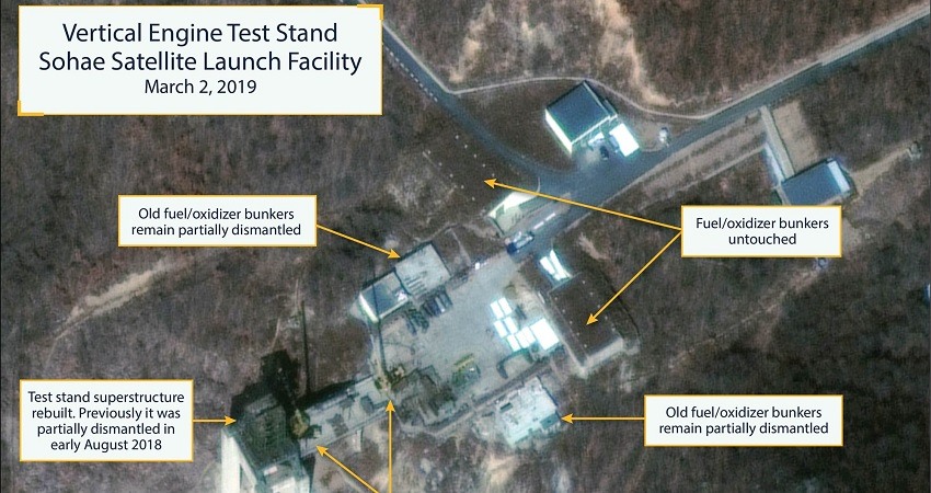 Corea del Norte esta reconstruyendo unas instalaciones para el lanzamiento de cohetes