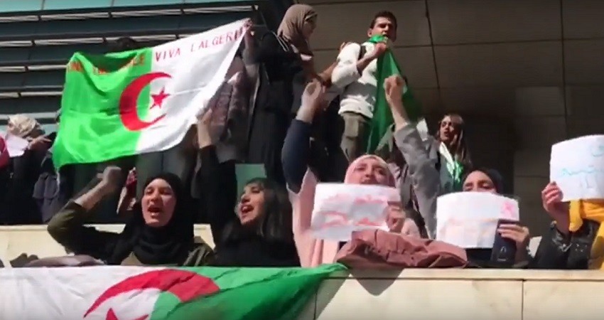 Una ola de protestas en Argelia contra la candidatura de Buteflika