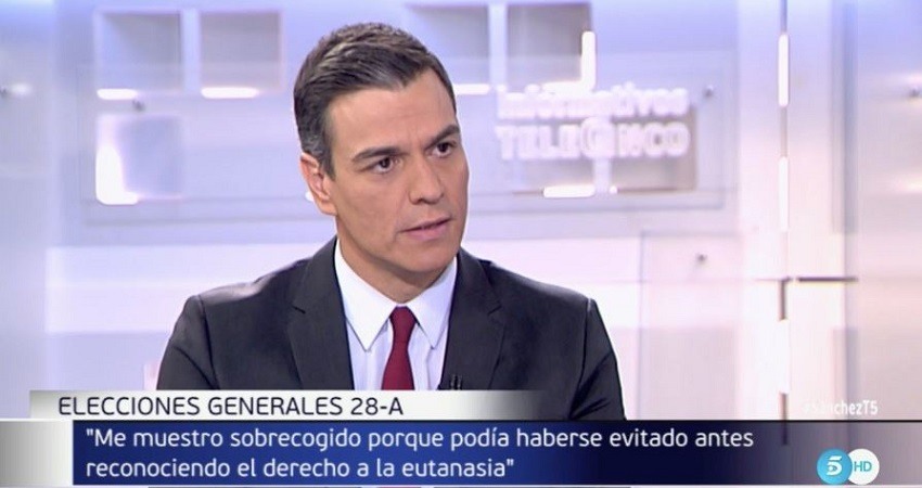 Pedro Sanchez sobre la eutanasia