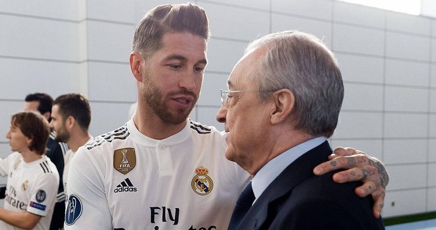 La compleja relación entre Florentino Pérez y Sergio Ramos