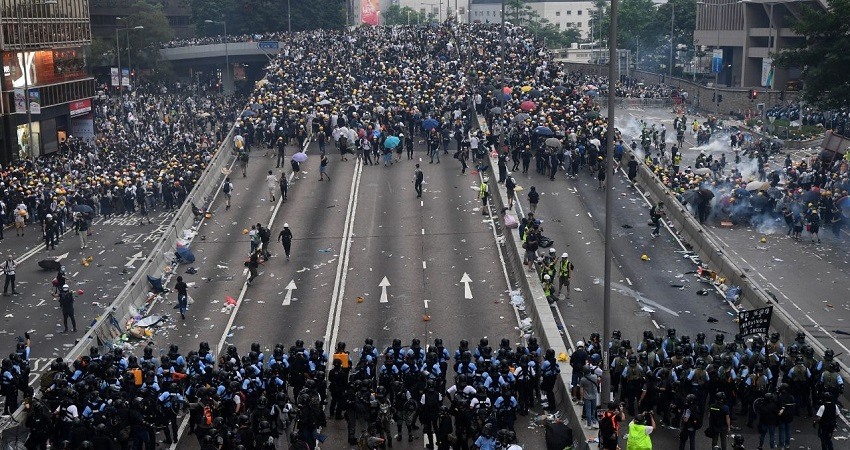 Disturbios Hong Kong