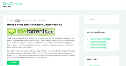 LimeTorrents 2019