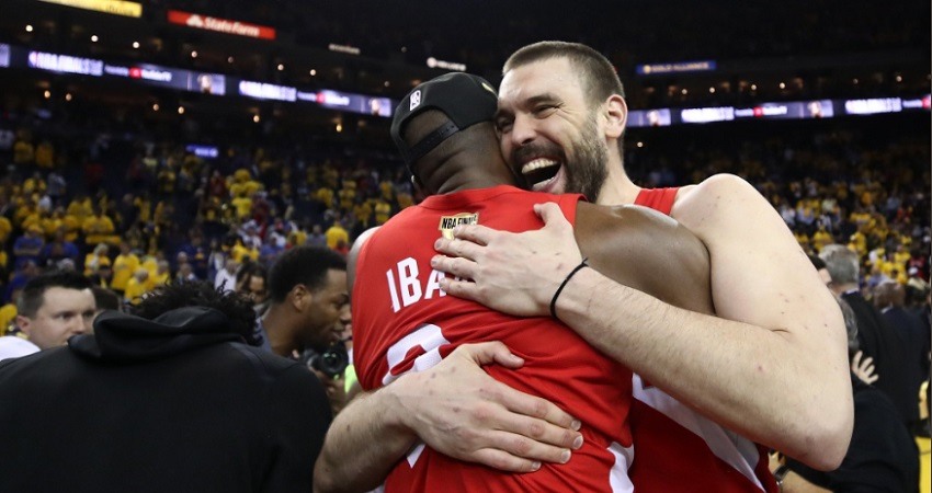 Marc Gasol e Ibaka campeones NBA