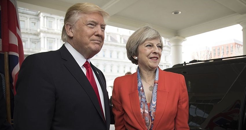 Theresa May Donald Trump