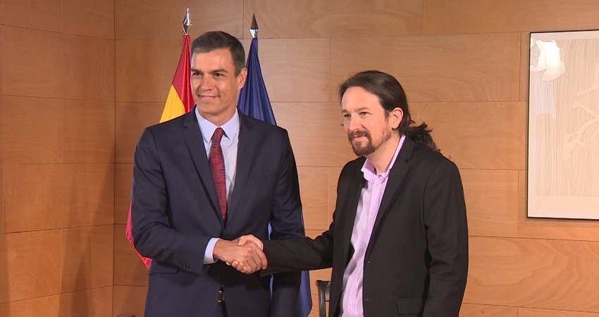 Pedro Sanchez y Pablo Iglesias