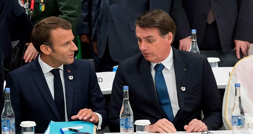 Macron Bolsonaro