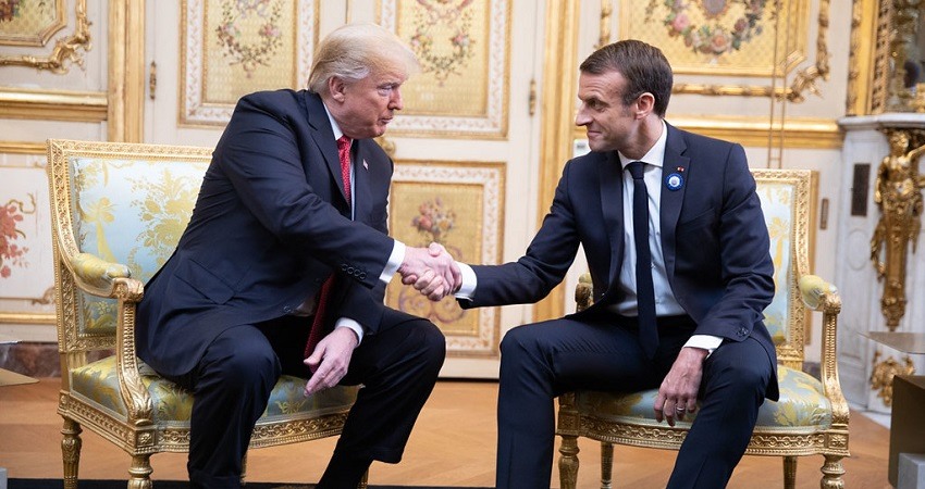 Macron Trump