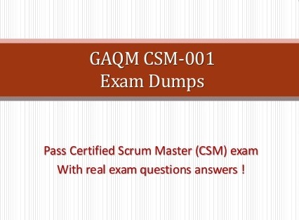 gaqm csm001 exam dumps