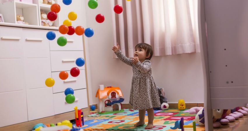 Cuarto de jueguetes para los pequeños