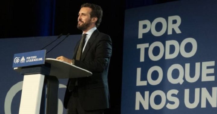 Casado afirma que España no aguanta una crisis más con los socialistas al frente