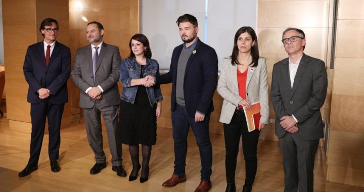 Comunicado conjunto de PSOE y PSC tras la reunión con ERC