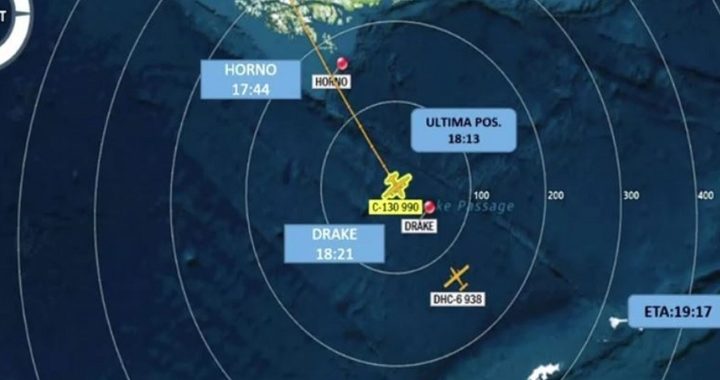 Desaparece un avión militar chileno sobre el Océano Austral