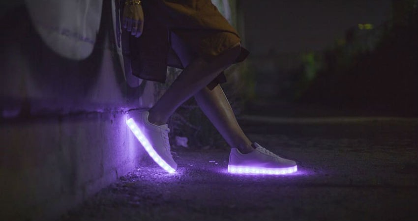 La revolución de las zapatillas con luces led