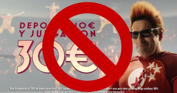 Consumo prohibirá los anuncios de bonos de casino en España