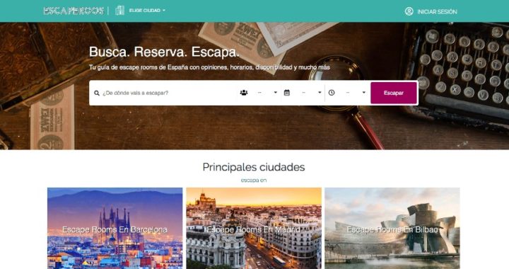 Escaperoos, nuevo buscador de escape rooms
