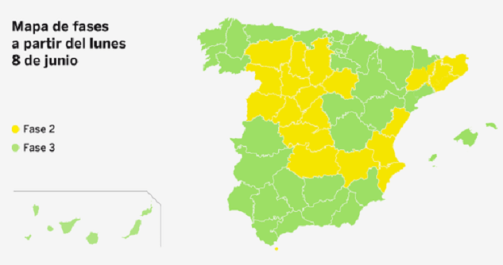 La mitad de los españoles estrenan este lunes la fase 3 de la desescalada