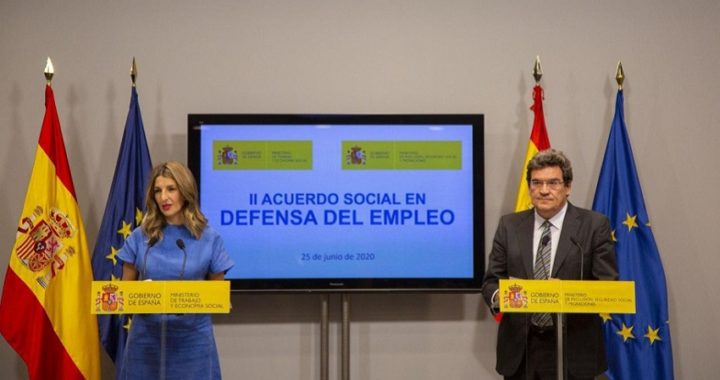 El Gobierno alcanza un acuerdo con los agentes sociales para prorrogar los ERTE hasta el 30 de septiembre