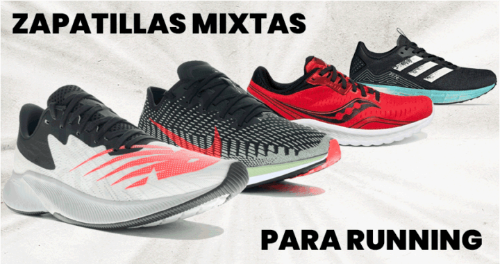 Zapatillas mixtas, para entrenar como para competir