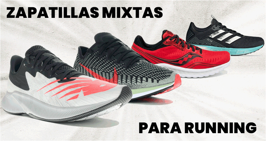 Zapatillas mixtas para running