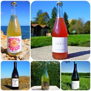 Botellas de Vinos naturales