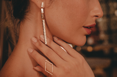 Pendientes y anillo