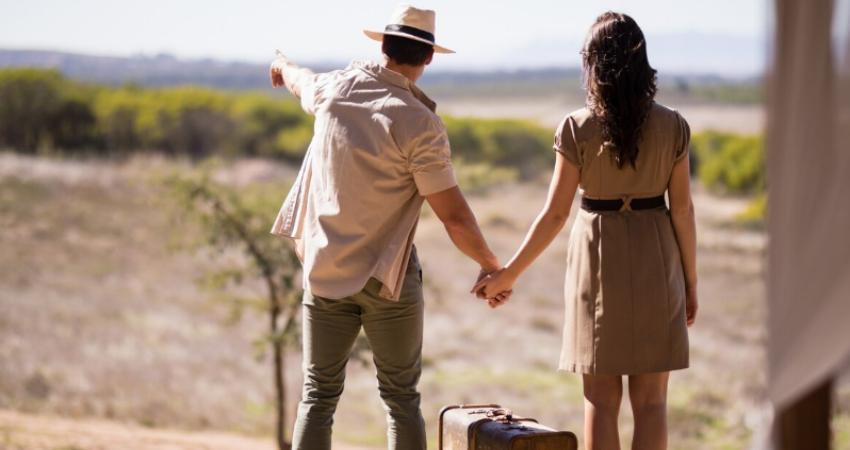 Pareja de viaje