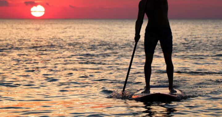Paddle surf