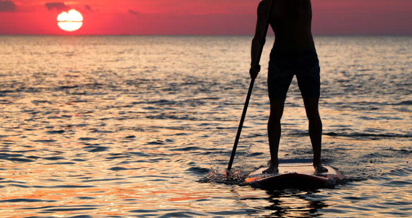 Paddle surf